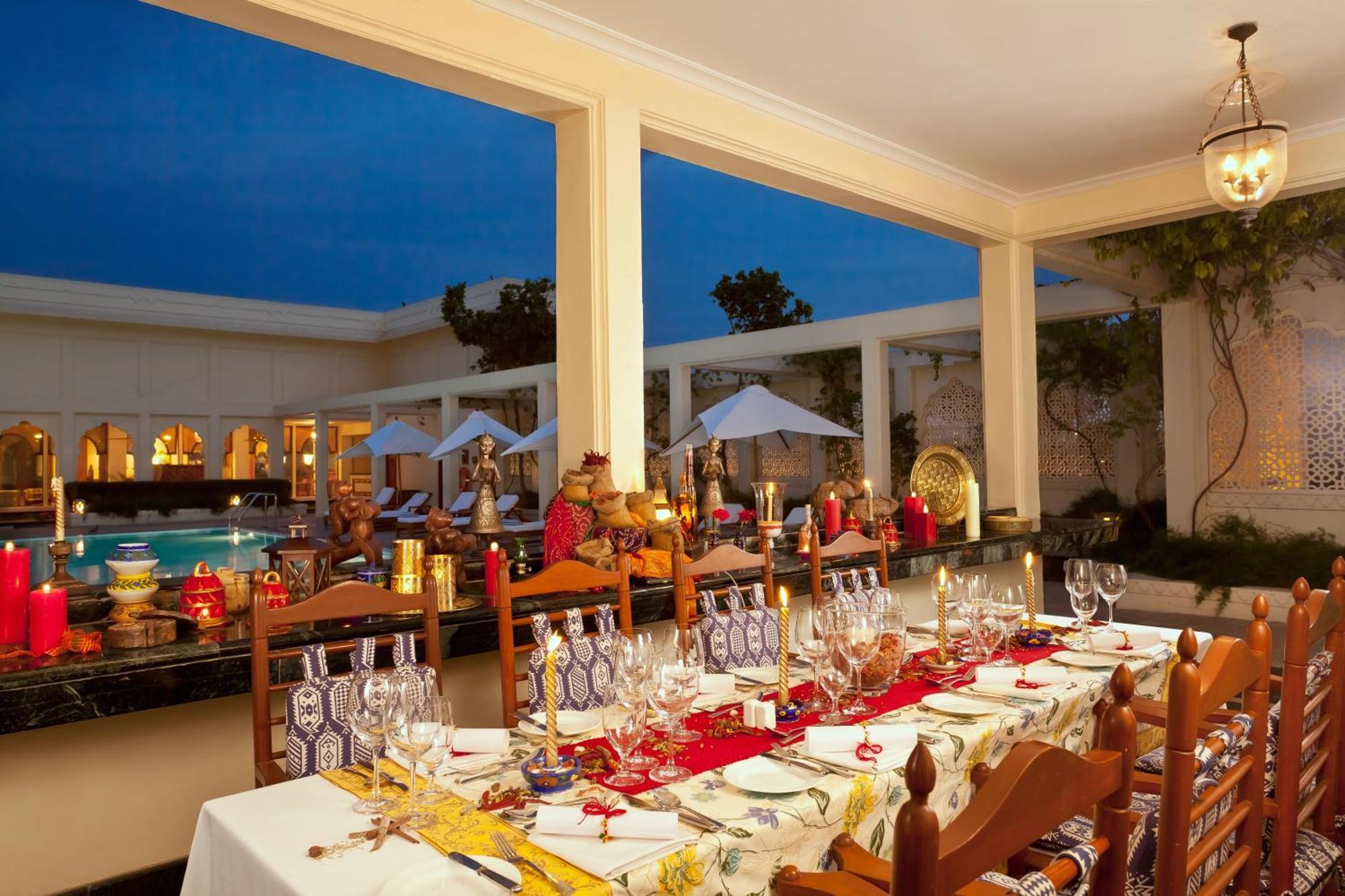 Trident Jaipur Hotell Exteriör bild The Terrace at the Taj Bengal